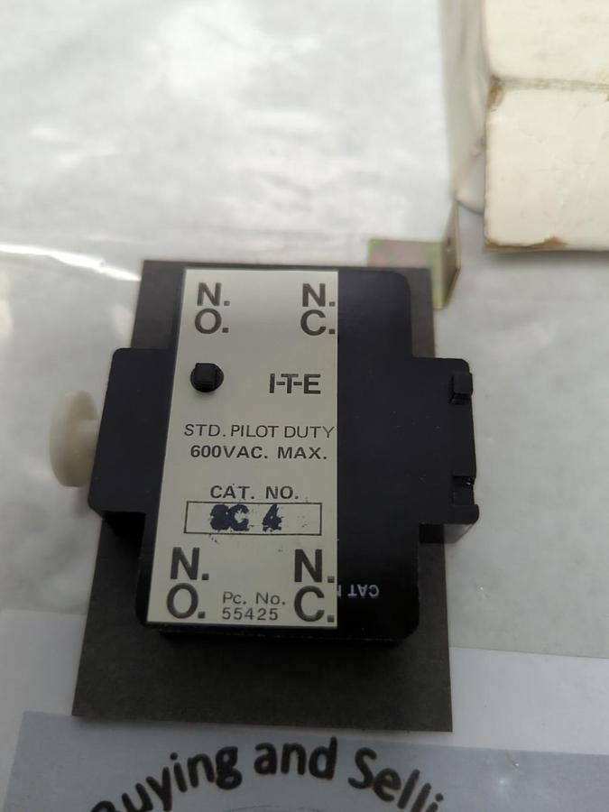I.T.E.,SC4,SAFETY SWITCH AUXILIARY CONTACT KIT NOS