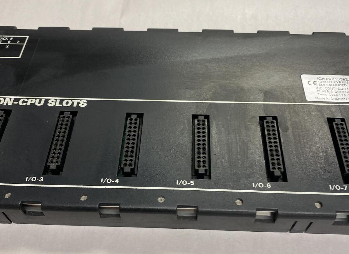 Used GE FANUC,IC693CHS392J,Base 10-Slot Expansion