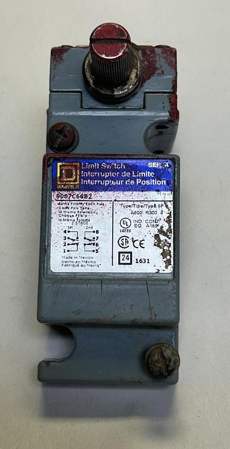 Used SQUARE D,900766B2,LIMIT SWITCH BODY