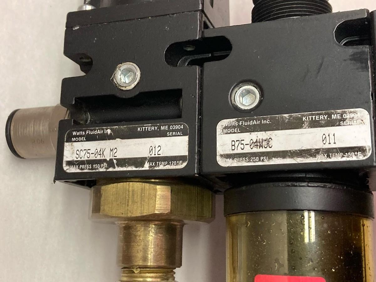 Used Watts,SC75-04K M2,Regulator w/ B75-04WJC Filter