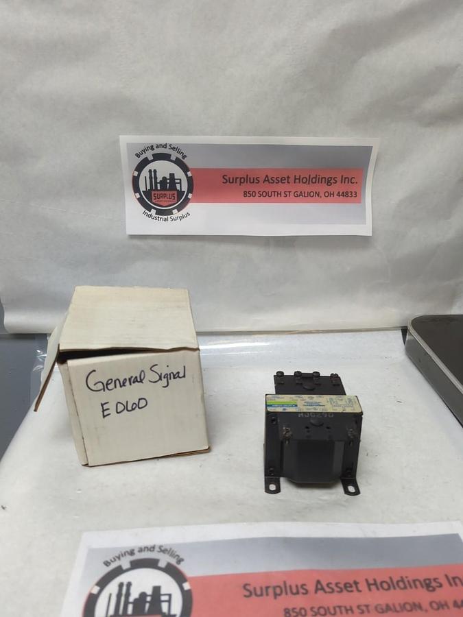 Used GENERAL SIGNAL,E060,TYPE SBE HEAVY DUTY INDUSTRIAL CONTROL TRANSFORMER PRE-OWNED