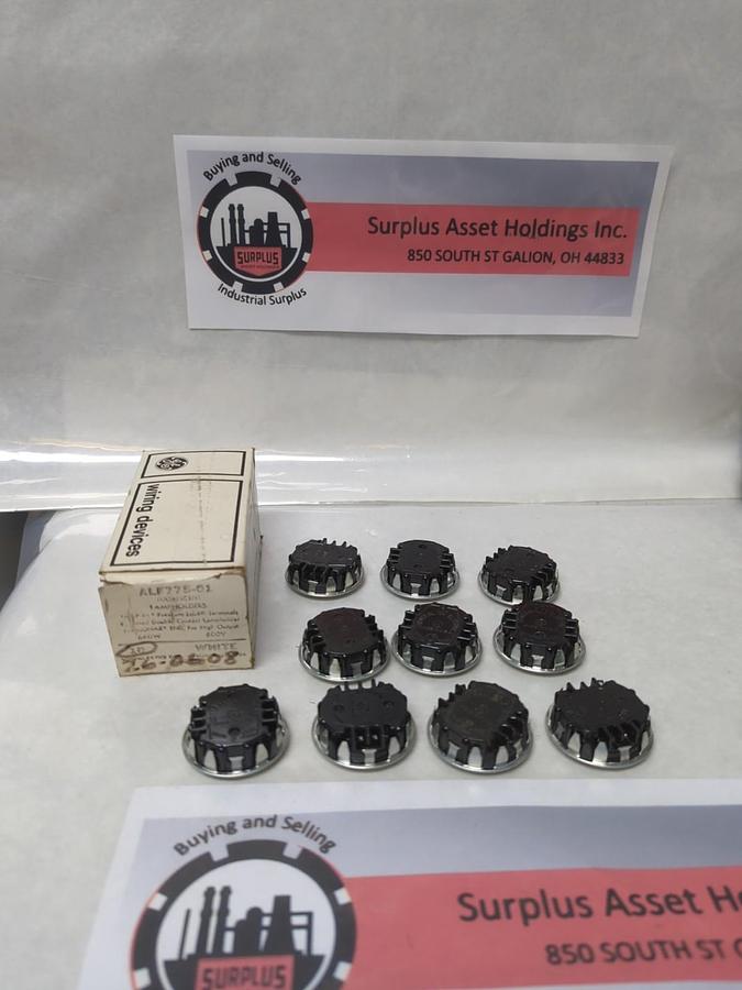 GENERAL ELECTRIC,ALF775-01,FLORESCENT LAMP HOLDERS 660W 600V PACK OF 10 NOS