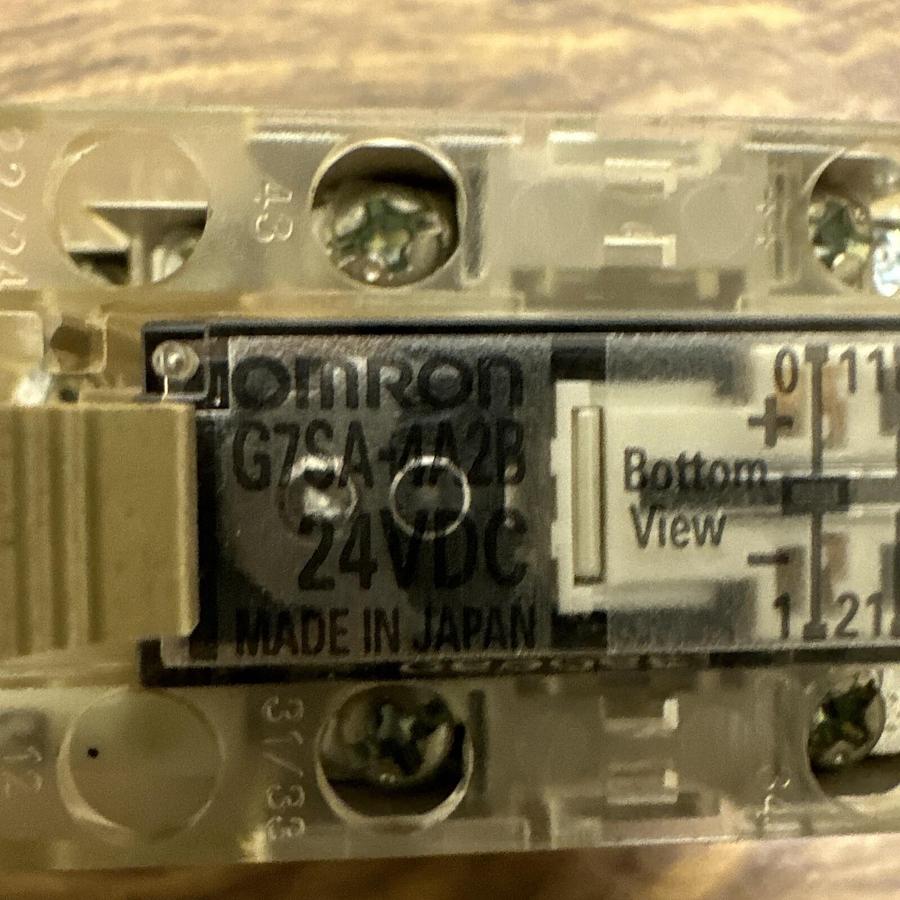 Used Omron,P7SA-14F-ND Relay Socket,G7SA-4A2B 6A 24V Safety Relay LOT of 3