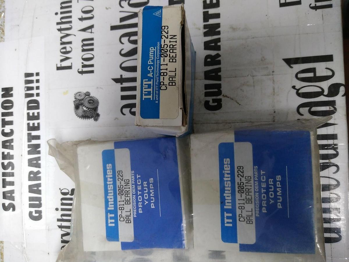 Used ITT,CP-811-005-229,Ball Bearing Lot of 3 NOS