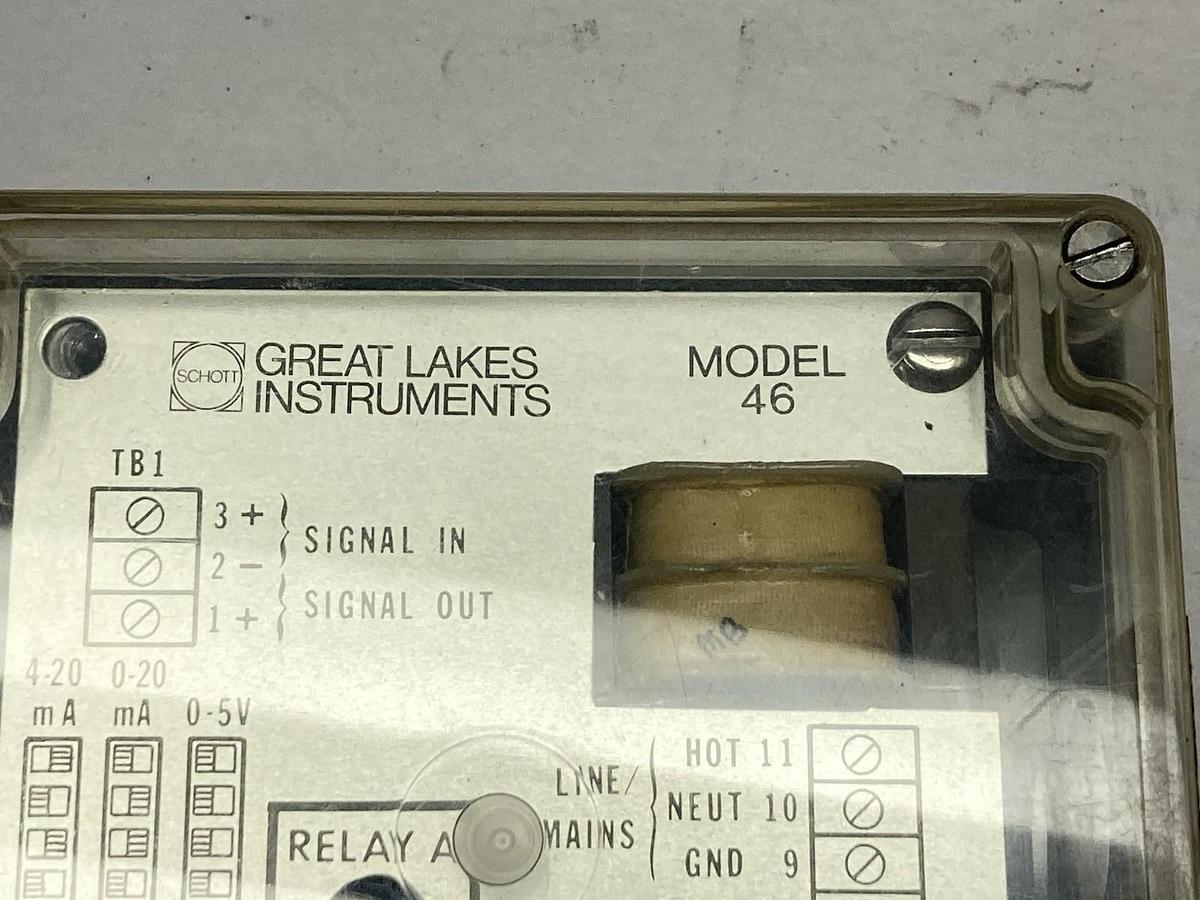 Used Great Lakes Instruments,Model 46,Signal Relay