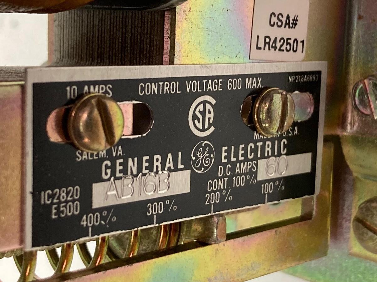 General Electric,IC2820E500AB16B,Overload Relay