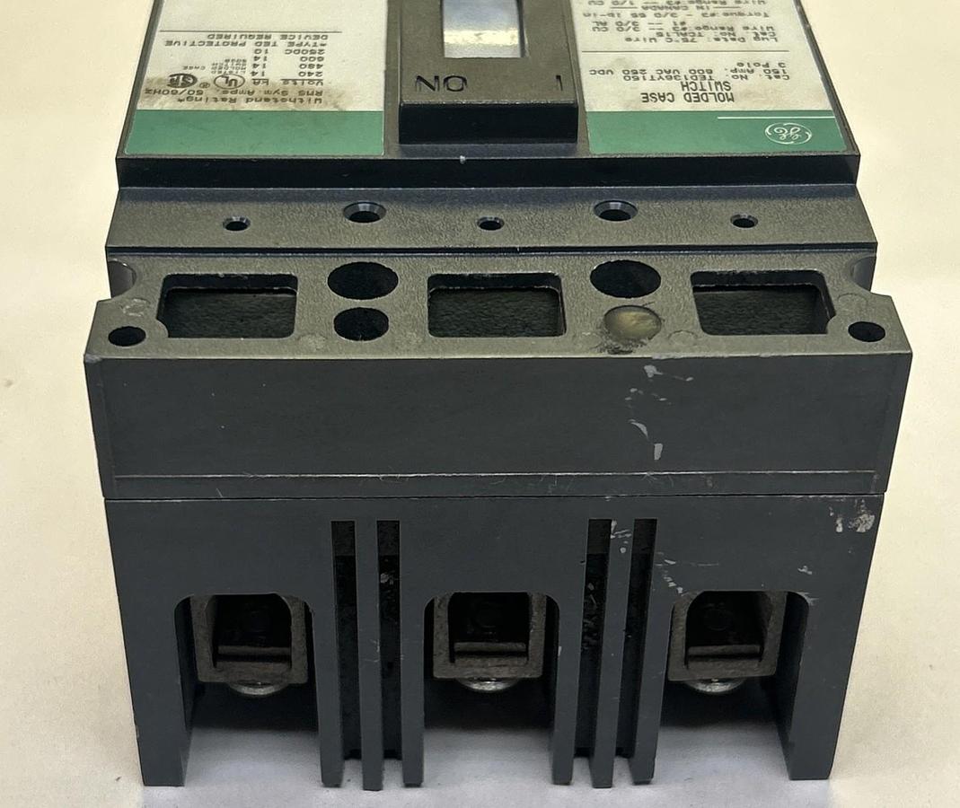 Used GE,TED136YT150,CIRCUIT BREAKER 150A 600V 3P