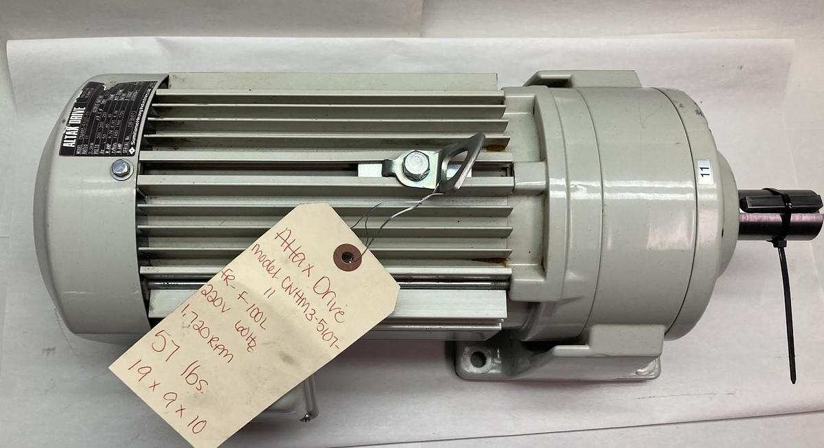 Altax Drive,CNHM3-5107-11,3-Phase Induction Motor w/Altax Drive Ratio 11 2.2KW