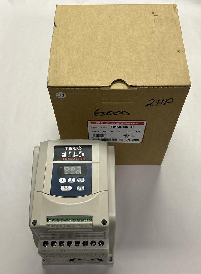 Used TECO-WESTINGHOUSE,FM50-403-C,ADJUSTABLE SPEED DRIVE