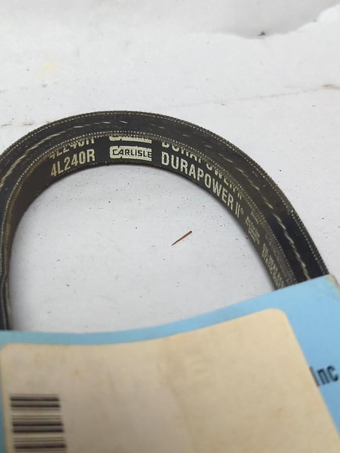 CARLISLE,4L240R,DURA POWER II LIGHT DUTY V BELT NOS