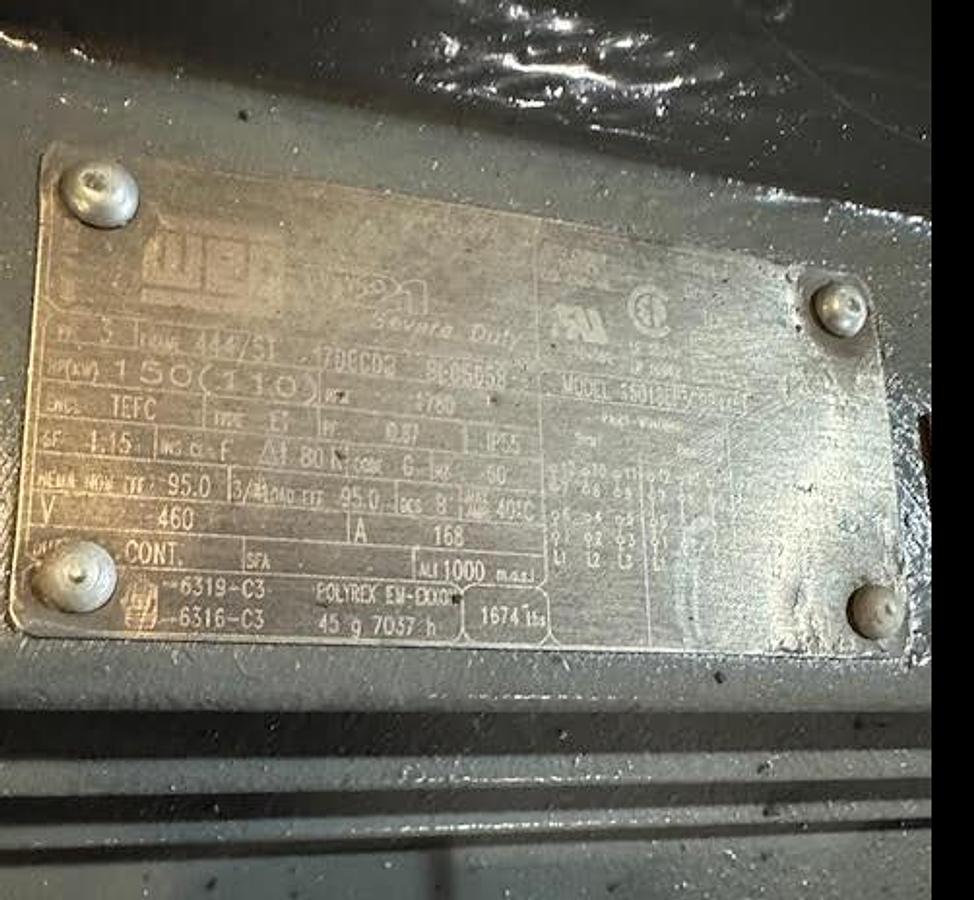 Refurbished 150 HP WEG