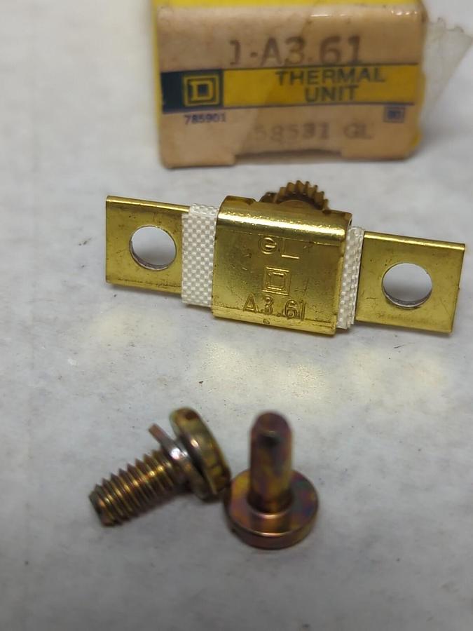 SQUARE D,A3.61,THERMAL OVERLOAD HEATER ELEMENT LOT OF 7 NOS