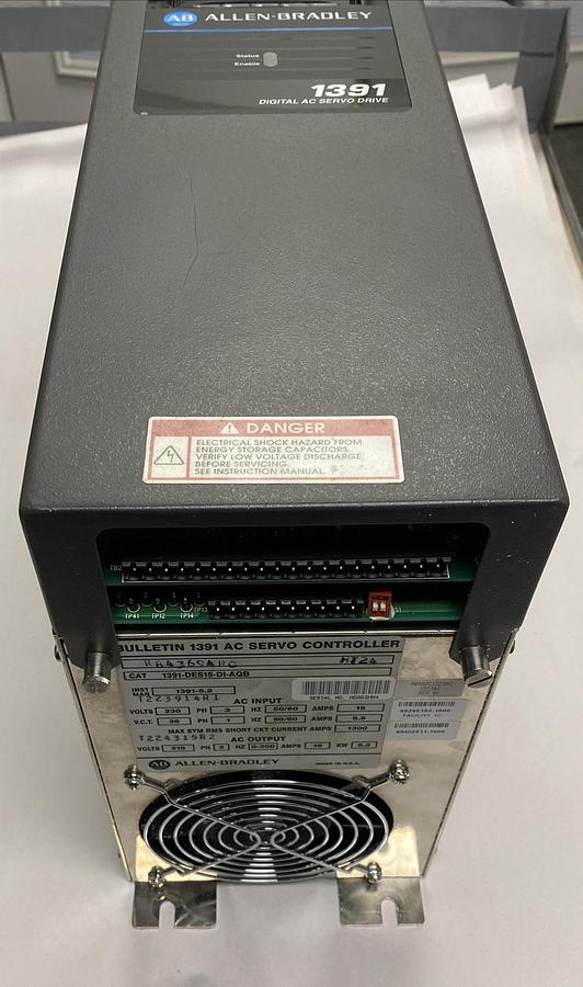 Used ALLEN BRADLEY,1391-DES15-DI-AQB AC,SERVO CONTROLLER REFURBISHED