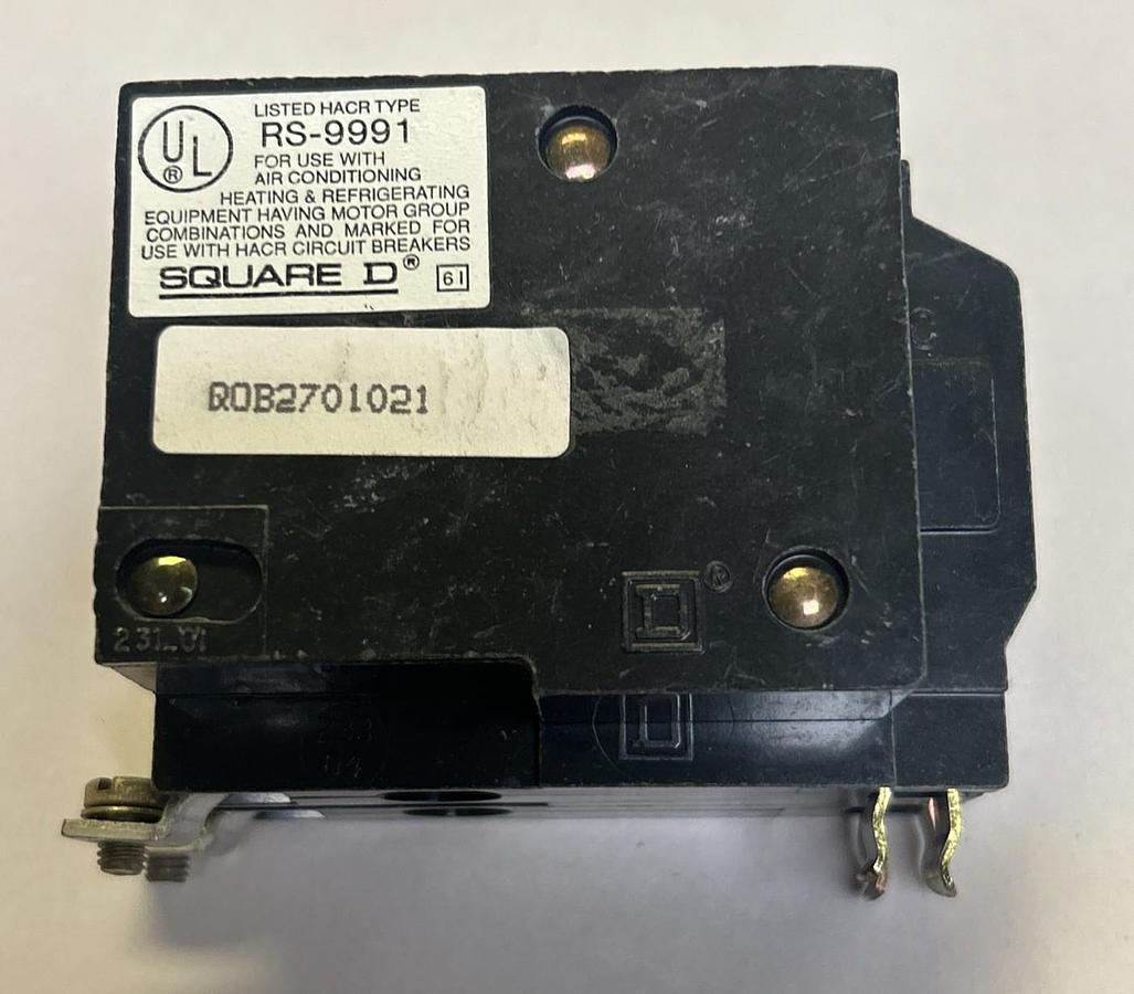 Used SQUARE D,QOB2701021,CIRCUIT BREAKER 70A 120/240V 2P