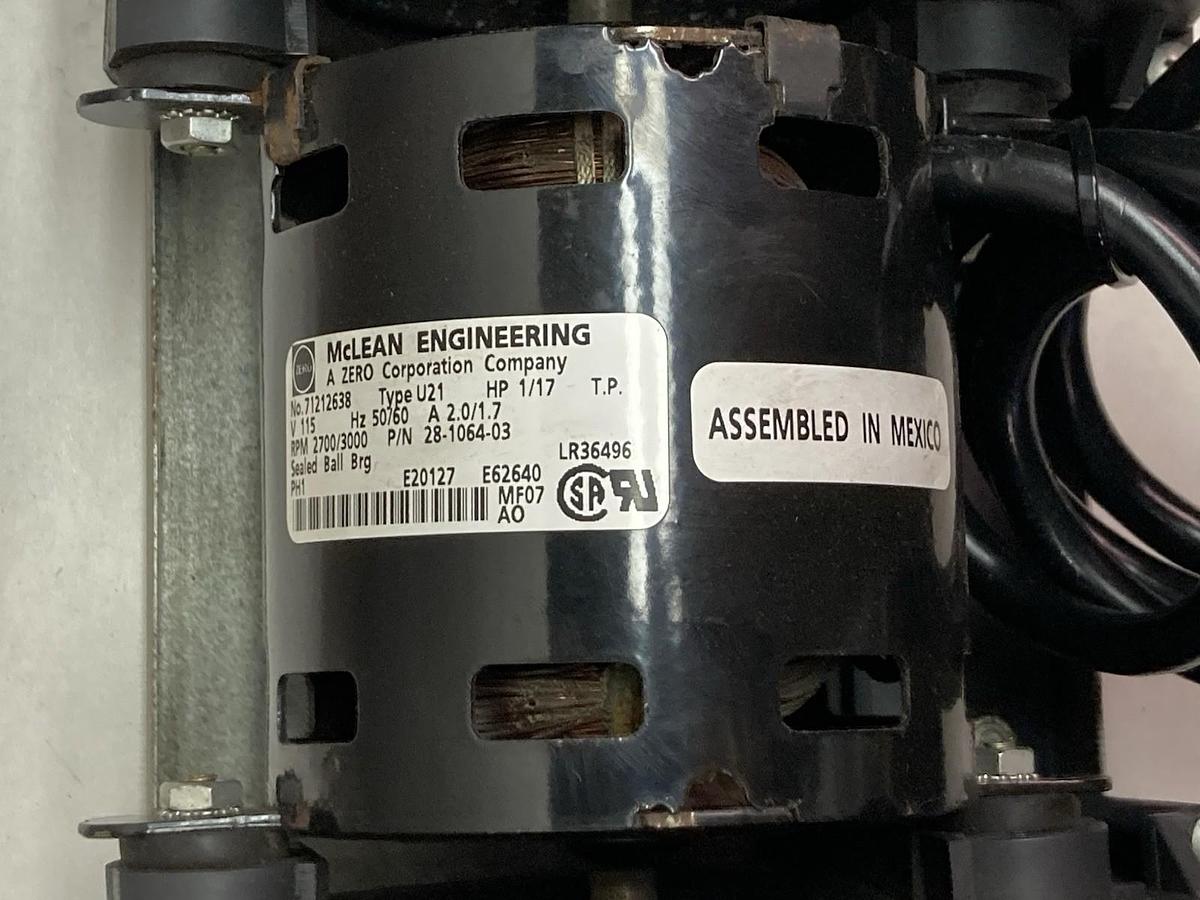 Used McLean Engineering,7121-2638,Motor w/Mclean Model 28-1064-01M