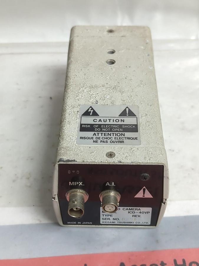Used IKEGAMI,ICD-40VP,CCD CAMERA PRE-OWNED