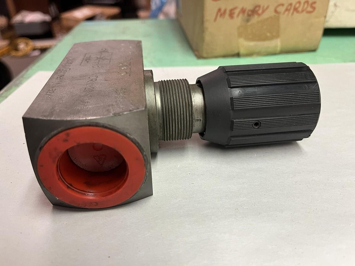 Used FLUIDTEC,DRV-20-01.1/5,HYDRAULIC 1" FLOW CONTROL VALVE