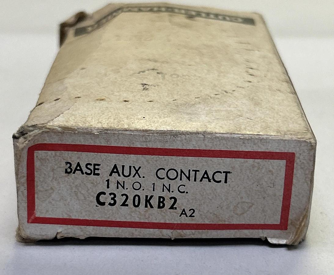 CUTLER-HAMMER,C320KB2,AUXILIARY CONTACT 600V NOS