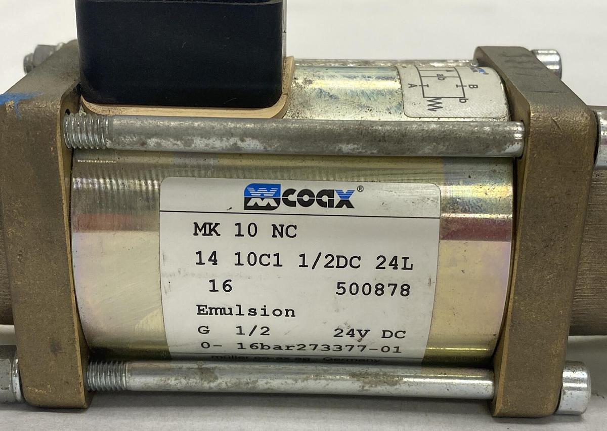 Used Co-Ax,MK102C116VPB1/2P2A,Two-Way Coaxial Valve