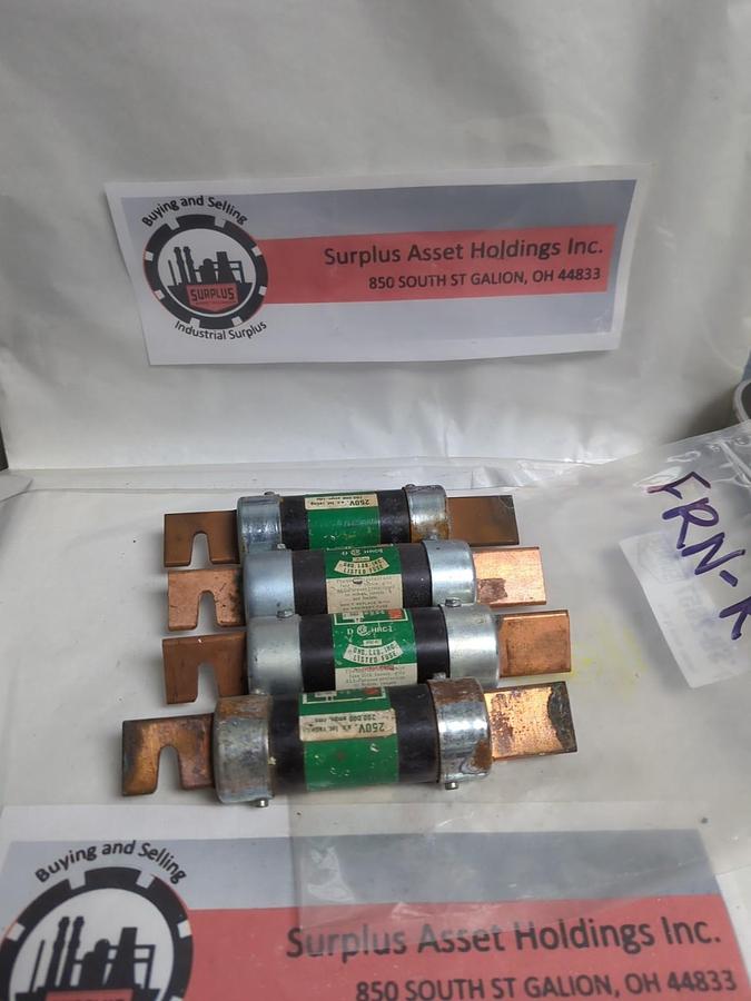 Used COOPER BUSSMANN,FRN-R-150,FUSETRON FUSE 150 AMP LOT OF 4 PRE-OWNED