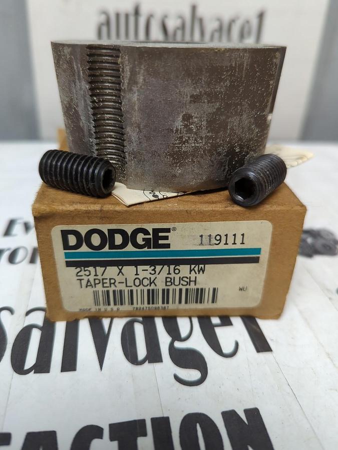 DODGE,119111 25X1-3/16 KW,TAPER-LOCK BUSHING NOS