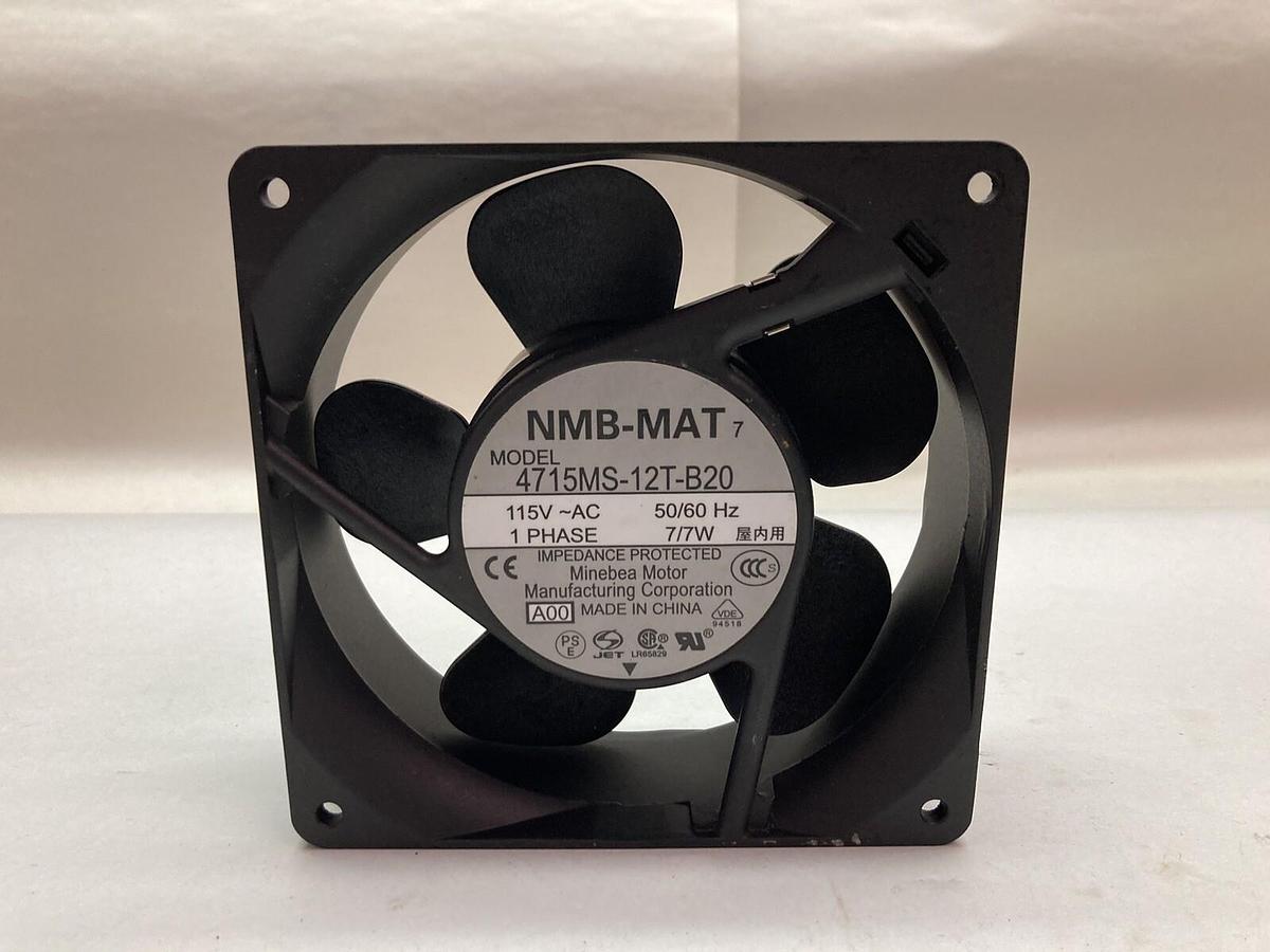 NMB-MAT,4715MS-12T-B20,1-Phase Axial Cooling Fan 115V 50/60Hz