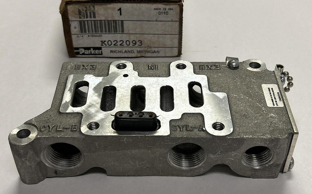 PARKER,K022093,SUBBASE 3/4 INCH NPT NOS