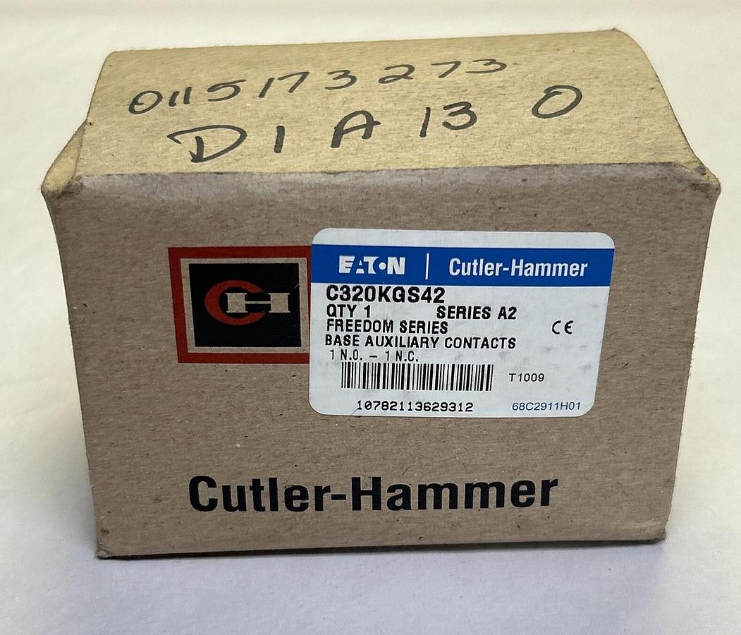EATON CUTLER-HAMMER,C320KGS42,AUXILIARY CONTACT NOS