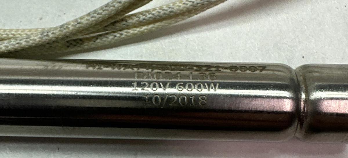 Used Hi-Watt,PA-024,120V600W Tube Heater