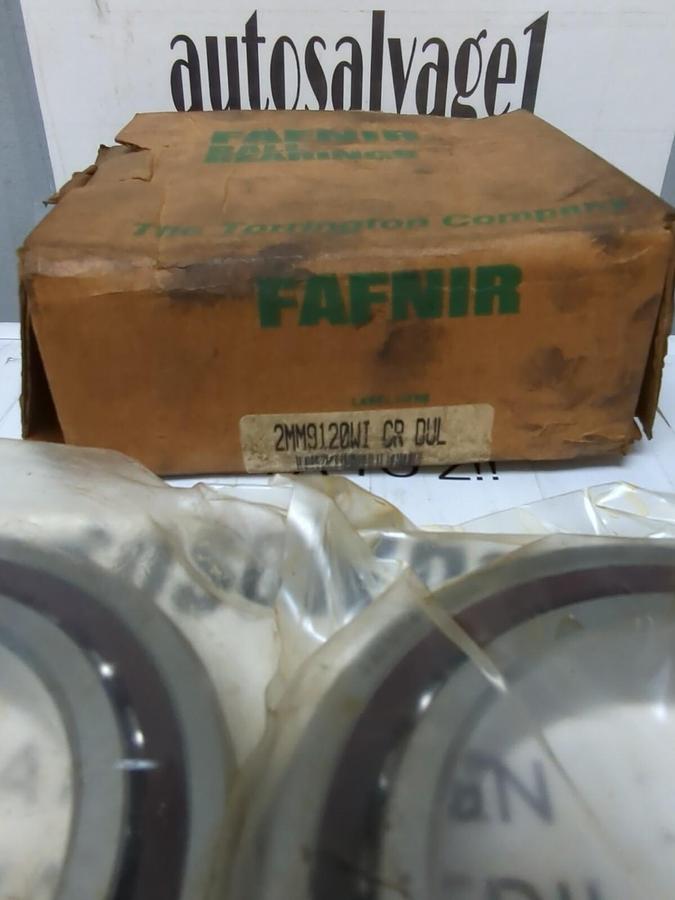 FAFNIR,2MM9120WI CR DUL,SUPER PRECISION ANGULAR CONTACT BEARING SET 100X150X24MM