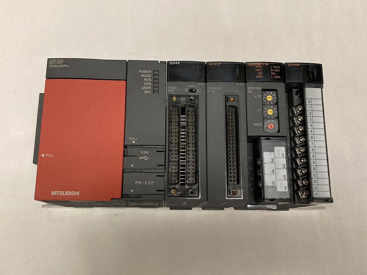 Used Mitsubishi,Q00UJCPU/QX42/QY41P QJ61BT11N/QY40P,CONTROLLER