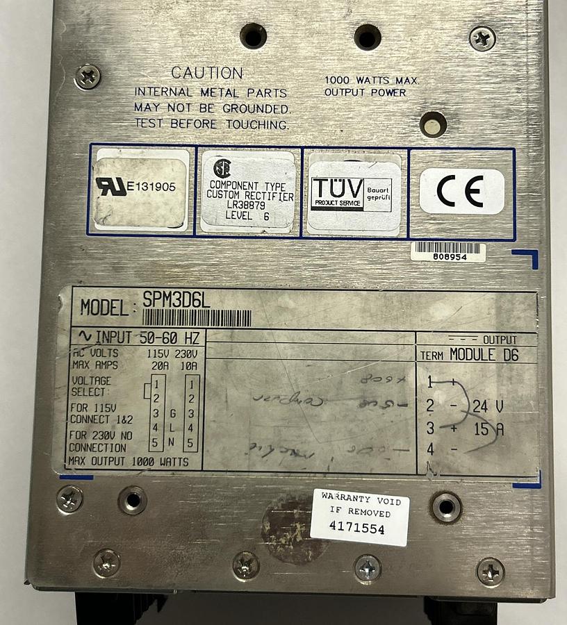 Used POWER-ONE,SPM3D6L,DC POWER SUPPLY