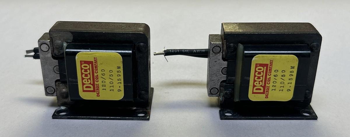 Used DECCO,9-1585M,COIL 110/120V LOT OF 2