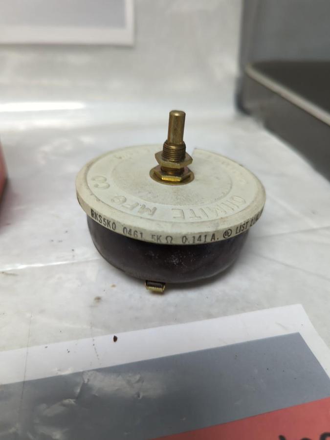 OHMITE,RS5K0,RHEOSTAT MODEL K NOS