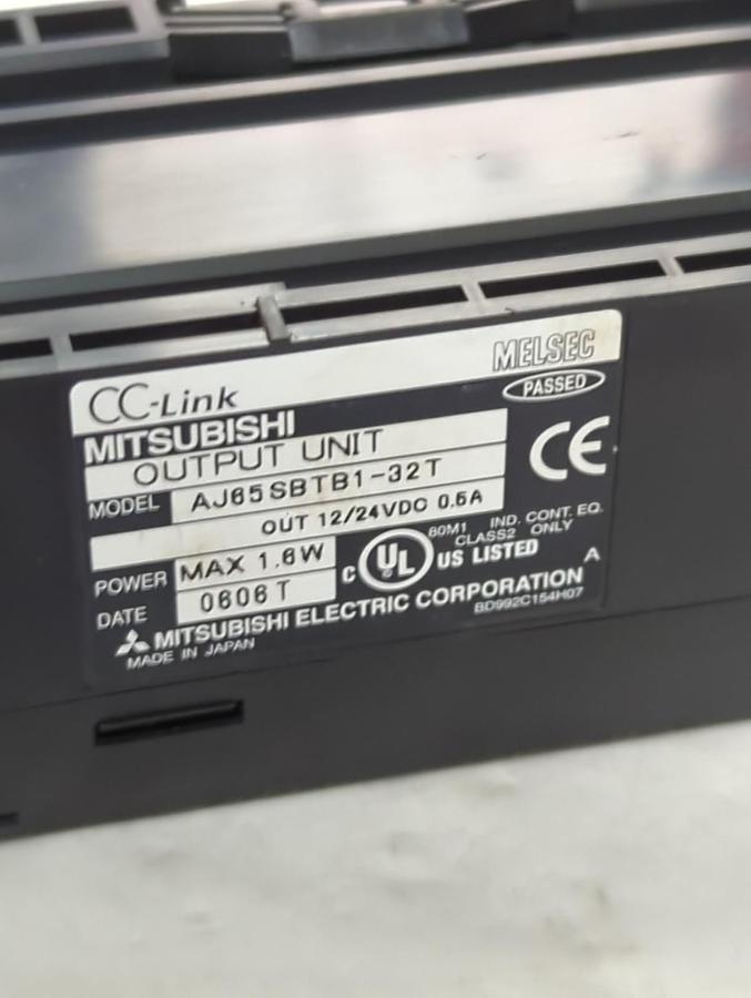 Used MITSUBISHI,AJ65SBTB1-32T,CC-LINK MODULE PRE-OWNED