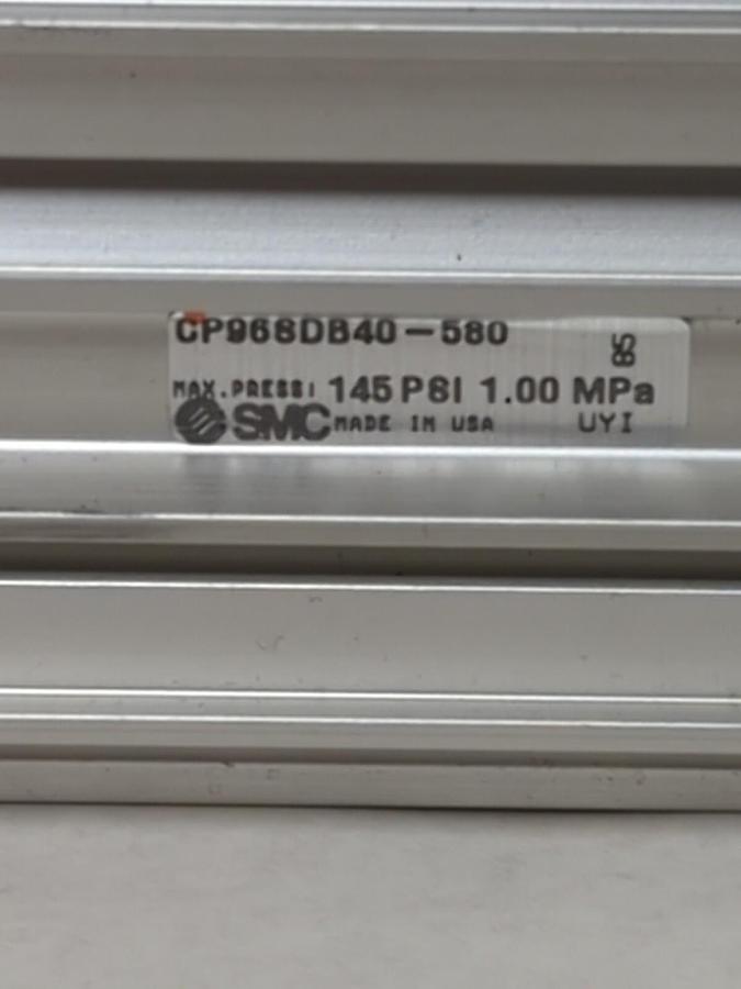 SMC,CP6SDB40-580,PNEUMATIC CYLINDER 145 PSI NOS