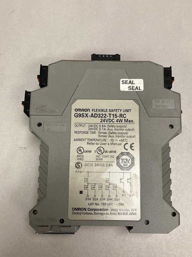 Used Omron,G9SX-AD322-T15-RC,Flexible Safety Relay