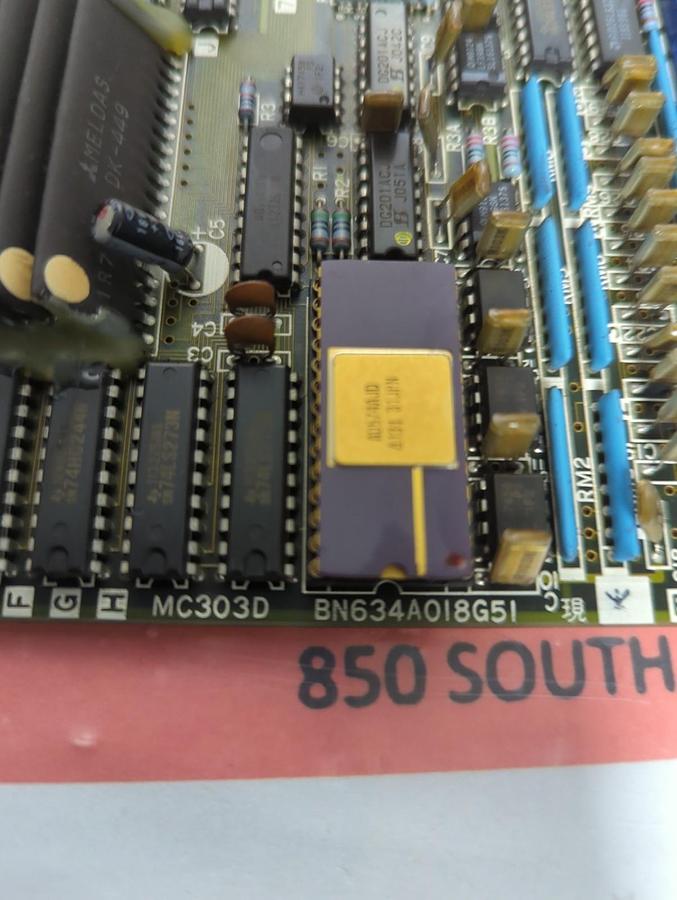 Used MITSUBISHI,BN634A018G51,CIRCUIT BOARD MC303 PRE-OWNED