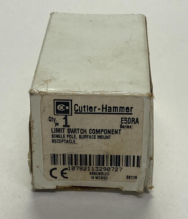 EATON CUTLER-HAMMER,E50RA,LIMIT SWITCH RECEPTACLE LOT OF 2 NOS