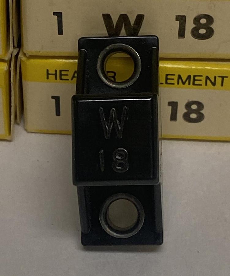 ALLEN BRADLEY,W18,OVERLOAD RELAY HEATER ELEMENT LOT OF 10 NEW