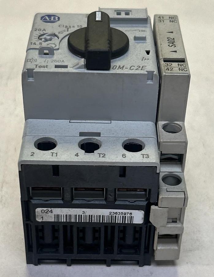 Used ALLEN BRADLEY,140M-C2E-C20,MOTOR PROTECTION CIRCUIT BREAKER 14.5-20A
