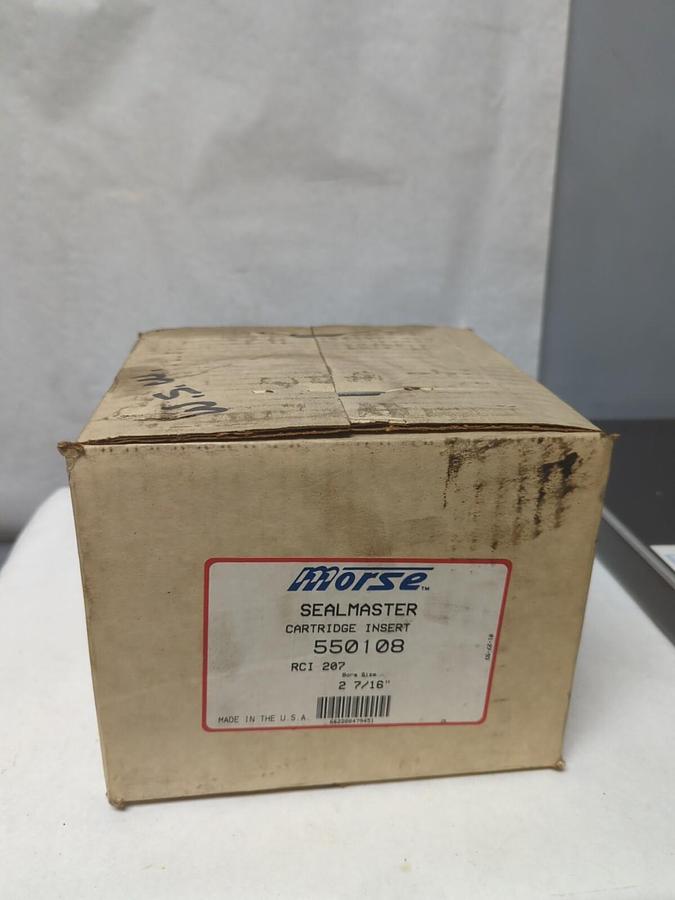 SEALMASTER,550108,CARTRIDGE INSERT BEARING 2-7/16 INCH RCI 207 NOS
