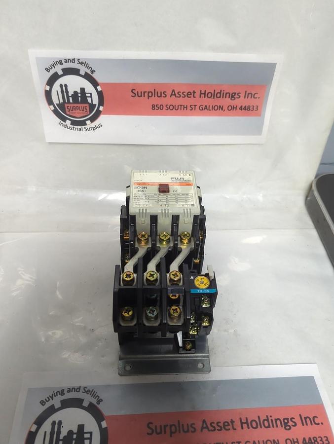 FUJI,SC-3N,MAGNETIC CONTACTOR SC65AA WITH THERMAL OVERLOAD RELAY NOS