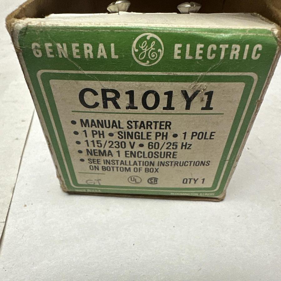 GE,CR101Y1,Manual Starter,1 PH 115/230V