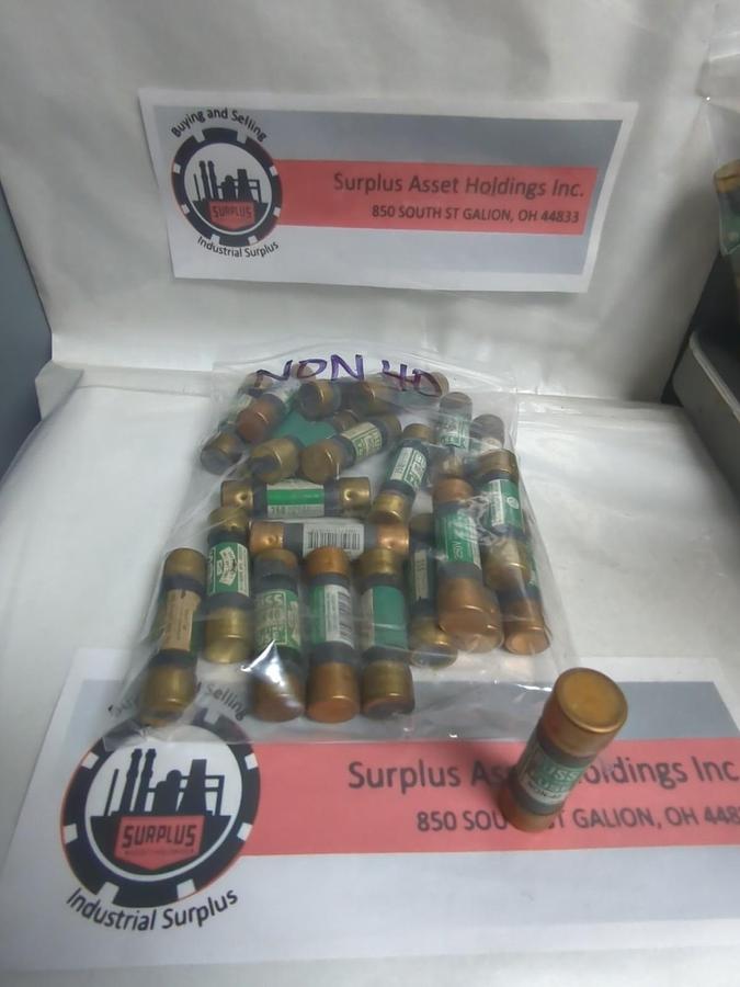 Used COOPER BUSSMANN,NON40,ONE TIME FUSE 40 AMP LOT OF 23 PRE-OWNED