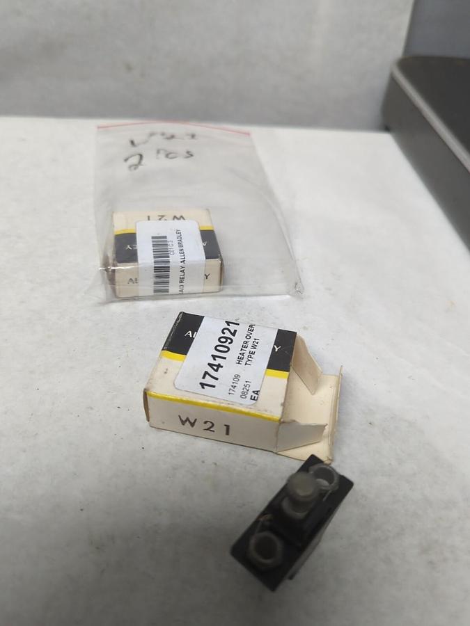 ALLEN BRADLEY,W21,THERMAL OVERLOAD HEATER ELEMENT LOT OF 2 NOS