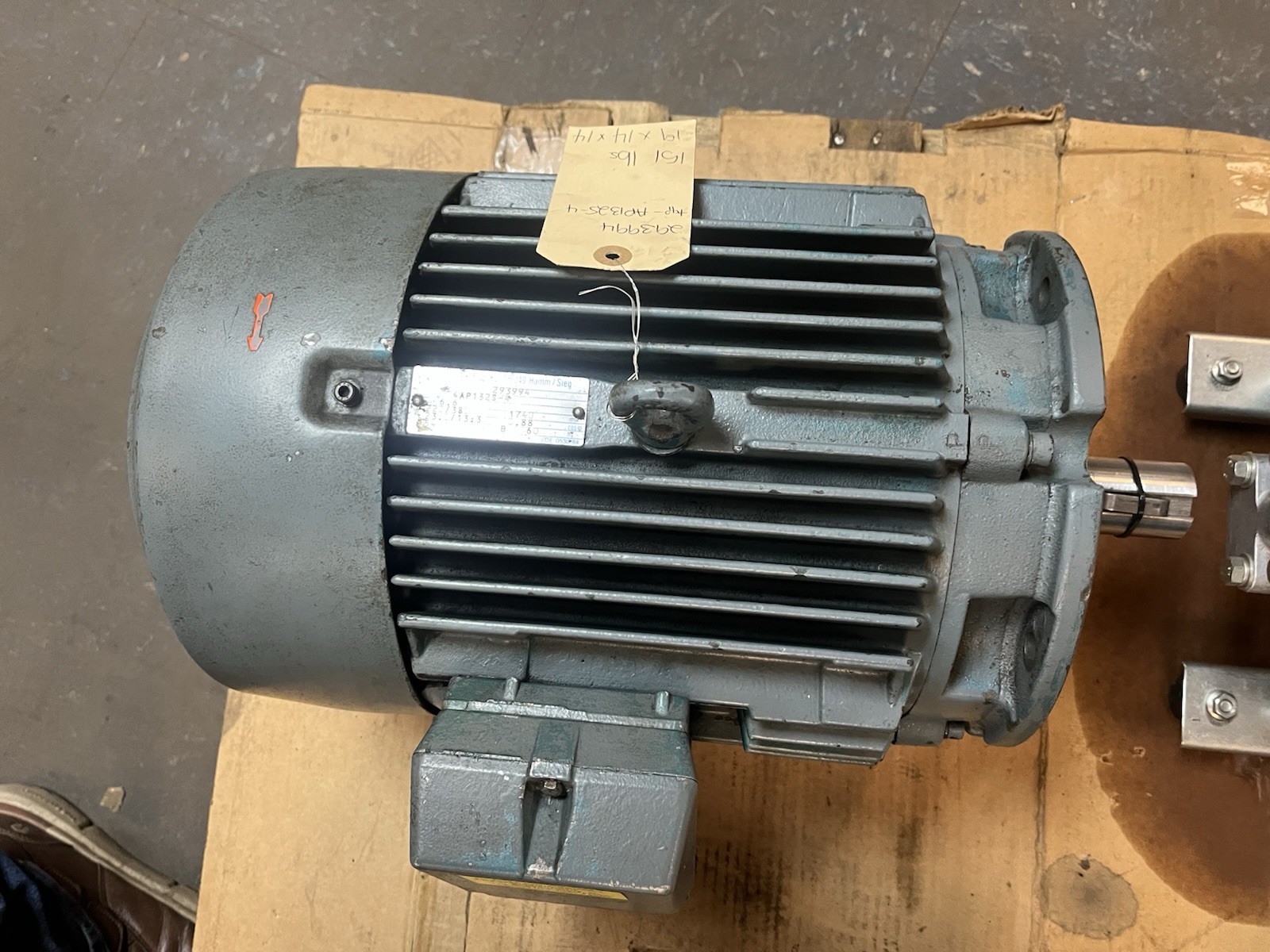 Used ROBERT BIRKENBEUL,4AP132S-4,MOTOR 6.6kW 1740RPM