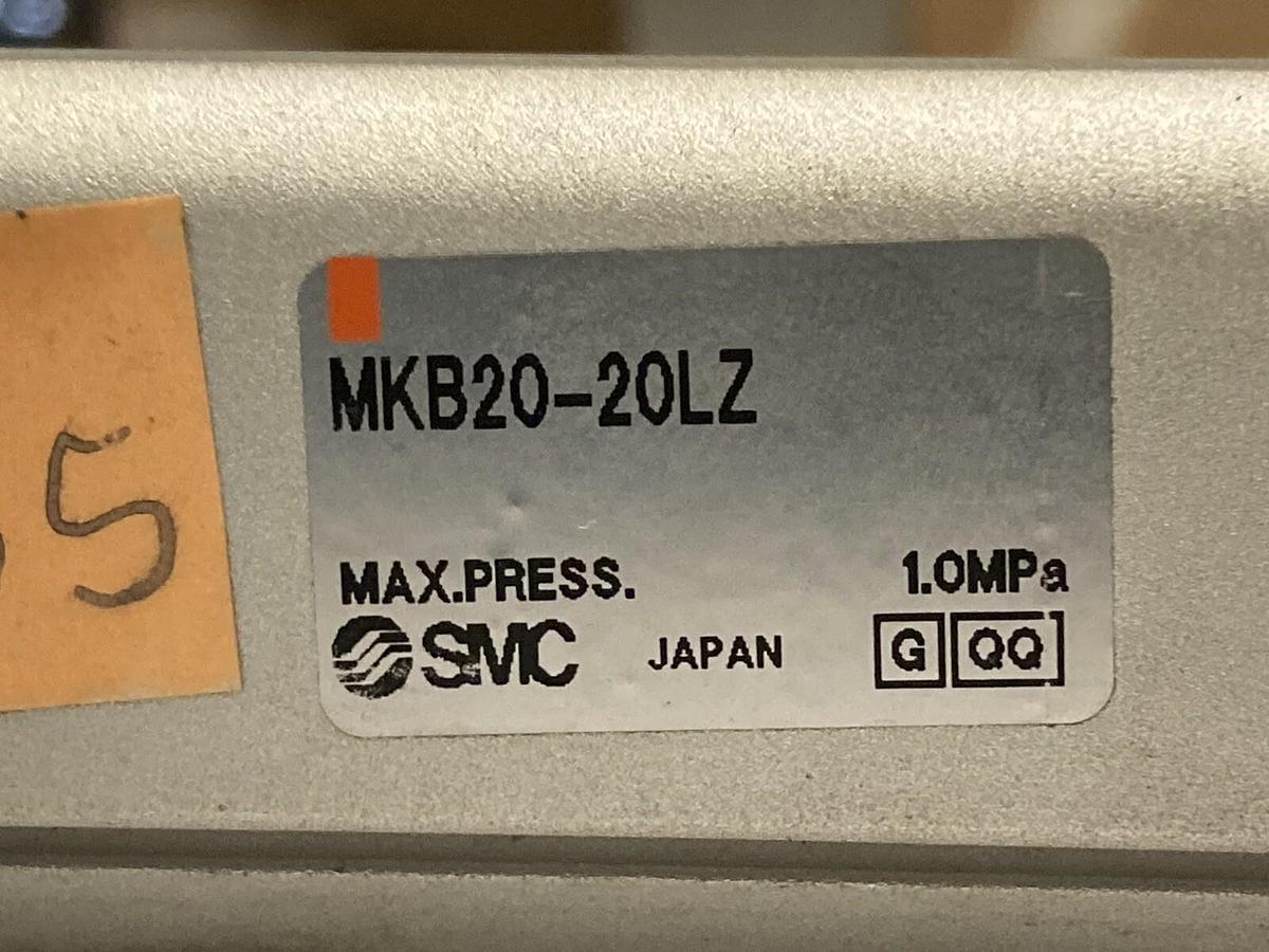 Used SMC,MKB20-20LZ,Cylinder Rotary Clamp