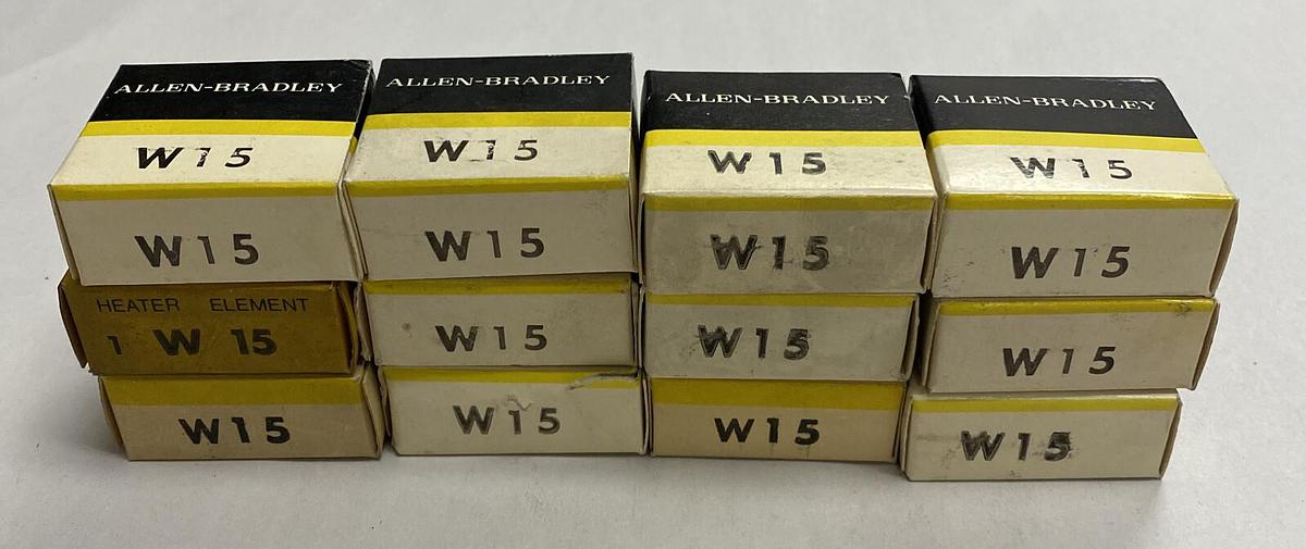 Allen-Bradley,W15,Heater Lot Of 12 New