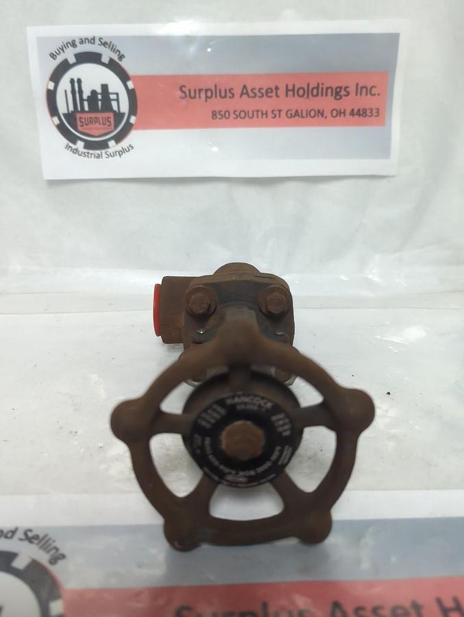 Used HANCOCK,55355-1,VALVE PRE-OWNED